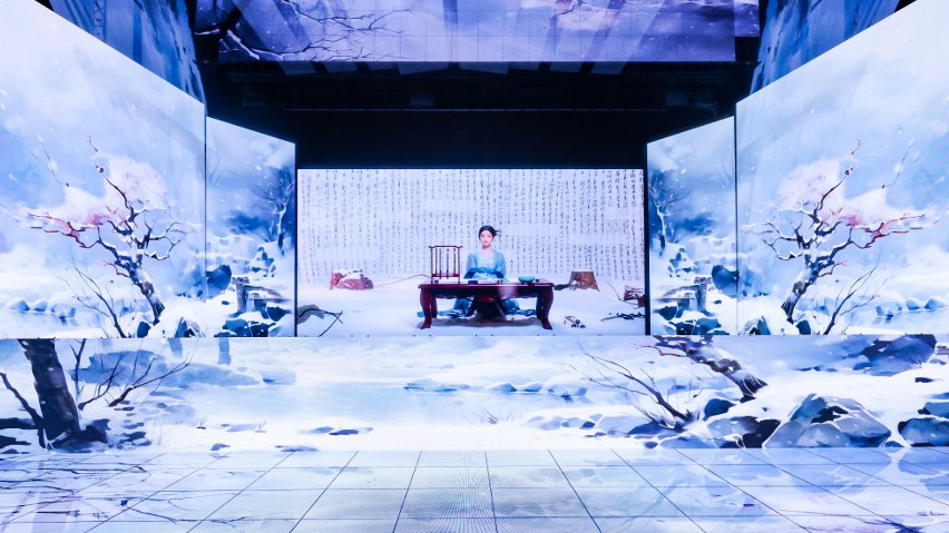 網(wǎng)易云音樂與小冰公司推出虛擬歌手陳水若演唱《風雪千千》。主辦方供圖